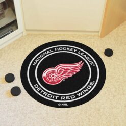 Detroit Red Wings Round Rug Rze1