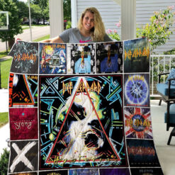 Def Leppard Blanket Quilt Rze2