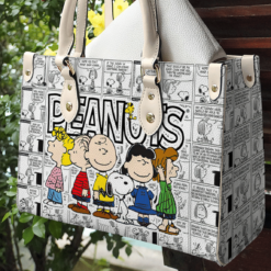Snoopy Comic Leather Bag M08