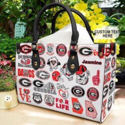 Georgia Bulldogs 1c Leather Bag Rze1