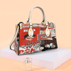 Elvis Presley 9g White Leather Bag Rze1