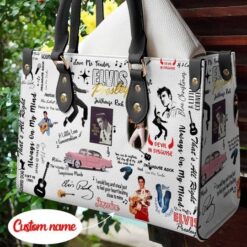 Elvis Presley 4v Leather Bag Rze1