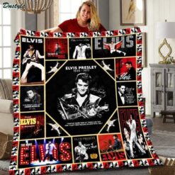 Elvis Presley 1c Quilt Blanket Quilt Rze1