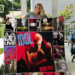 Billy Idol Lover Quilt Blanket Quilt Rze1