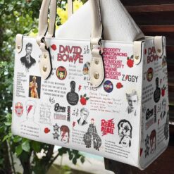 David Bowie lover 1 Leather Hand Bag B22