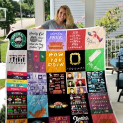 Friends Blanket Quilt Rze2