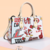 Louisville Cardinals 2g White Leather Bag B19