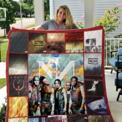 Nine Inch Nails Blanket Quilt Rze2