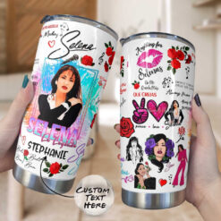 SLN Stainless Steel Personalized Tumbler Peace Love SLN