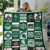 Michigan State Spartans 1g Quilt Blanket Quilt B22