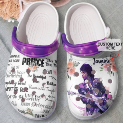 Prince Purple lover Crocs B19