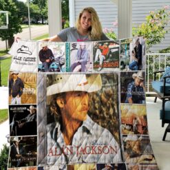 Alan Jackson Blanket Quilt Rze2