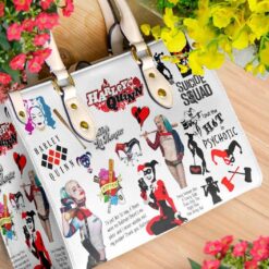 Harley Quinn Leather Hand Bag Rze2