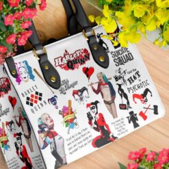 Alternative view of Harley Quinn Lover Leather Hand Bag Rze2