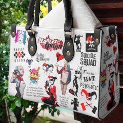 Harley Quinn Lover Leather Hand Bag Rze2