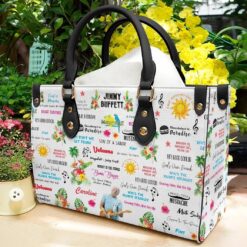Jimmy Buffett Black Leather Bag B20