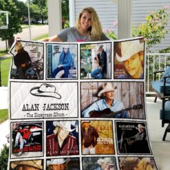 Alan Jackson 2 Blanket Quilt Rze1