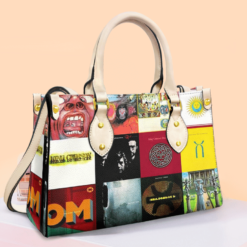 King Crimson Leather Hand Bag Rze2