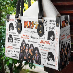 Kiss band Leather Hand Bag B21