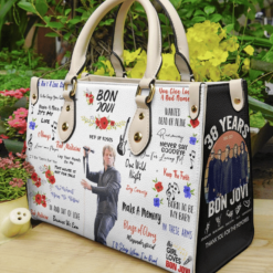 Bon Jovi Leather Hand Bag Rze2