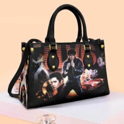 Elvis Presley 7 White Leather Bag Rze1