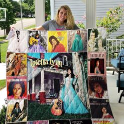 Loretta lynn Blanket Quilt Rze2