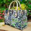 Seattle Seahawks Leather Hand Bag Rze2