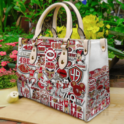 San Francisco 49ers Leather Hand Bag Rze2