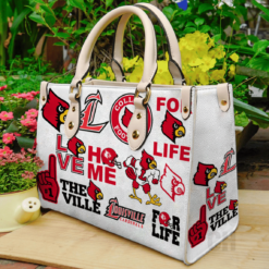 Louisville Cardinals Leather Hand Bag Rze2