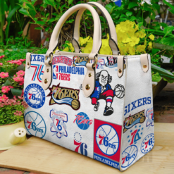 Philadelphia 76ers Leather Hand Bag Rze2