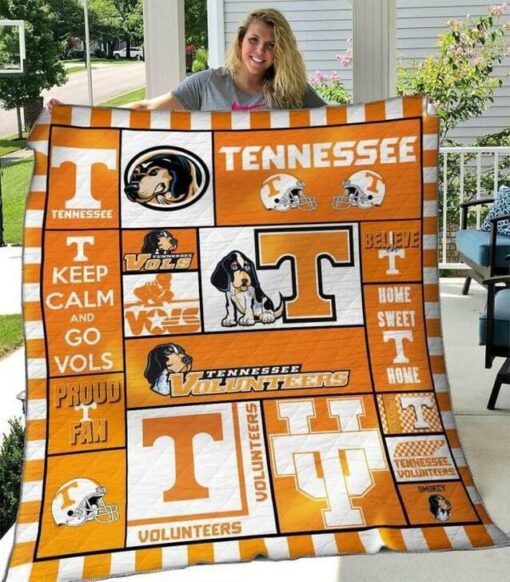 Tennessee Volunteers Blanket Quilt Rze2