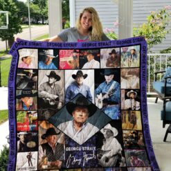 George Strait Lover 3 Quilt Blanket Quilt Rze1