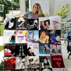 Lady Gaga Quilt Blanket Quilt Rze