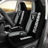 Las Vegas Raiders 2 Car Seat Covers B19