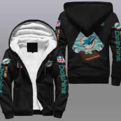 Miami Dolphins 4 Fleece Jacket Rze1