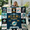 Miami Dolphins 4 Blanket Quilt B22