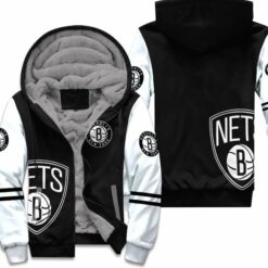 Brooklyn Nets Fleece Jacket MIH08