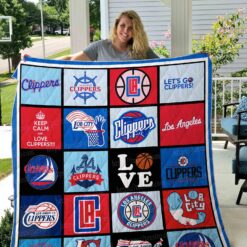 Los Angeles Clippers Blanket Quilt Rze1