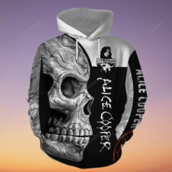Alice Cooper Hoodie Zip Hoodie 3D Rze