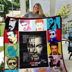 George Michael lover Quilt Blanket B23