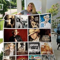 Jason Aldean Blanket Quilt Rze1