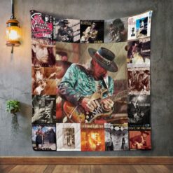 Stevie Ray Vaughan lover Blanket Quilt B20
