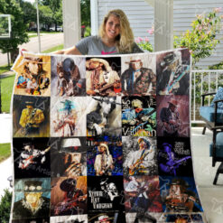 Stevie Ray Vaughan Quilt Blanket Quilt B20