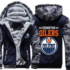 Edmonton Oilers Fleece Jacket Rze1