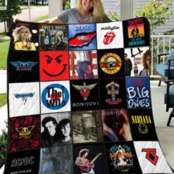 Music Fan Blanket Quilt Rze2