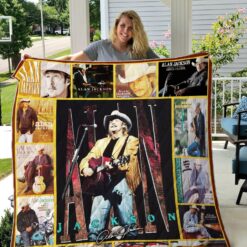 Alan jackson lover Quilt Blanket Rze