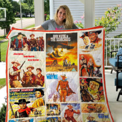 John Wayne Quilt Blanket Quilt Rze2