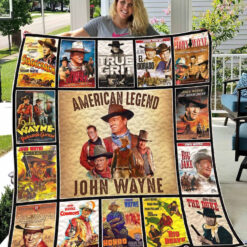 John Wayne legend Blanket Quilt Rze2