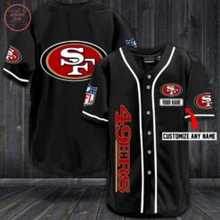 San Francisco 49ers 3D Baseball Jersey Rze1