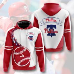Philadelphia Phillies Hoodie Zip Hoodie 3D B19